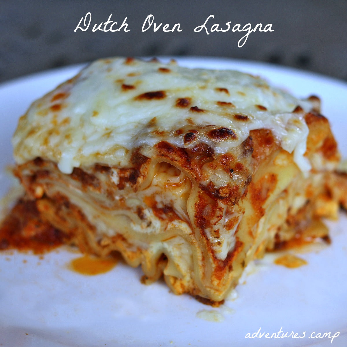 Recept: Dutch Oven Lasagna