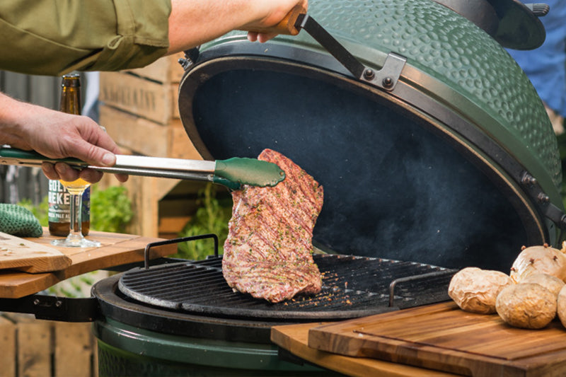 Recept: gegrilde flat iron steak op de Big Green Egg