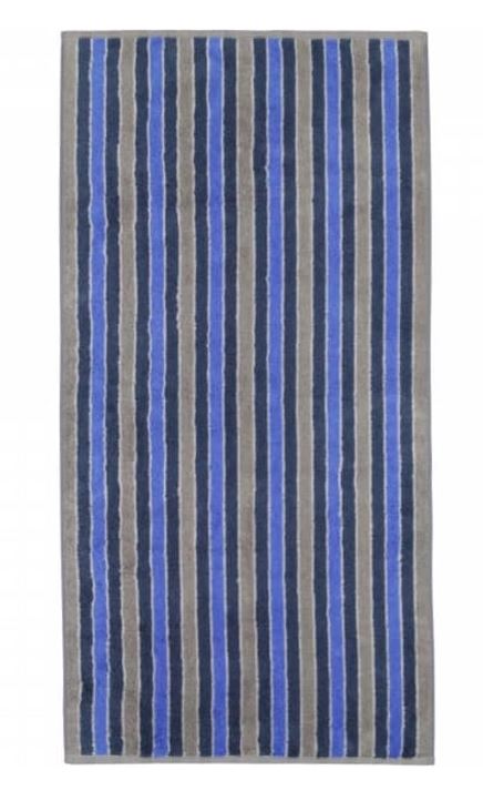 Two-Tone handdoek 50/100 streek blauw