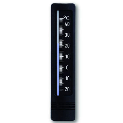 TFA Thermometer binnen/buiten kunststof - zwart