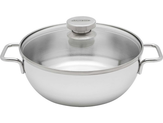 Demeyere Apollo Conische Braadpan met deksel zilver - 24 cm