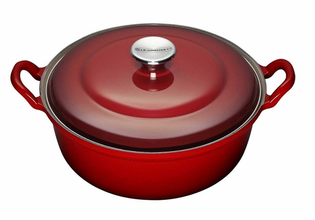 Le Creuset Faitout Braad-/Stoofpan Cerise kersenrood - 20 cm