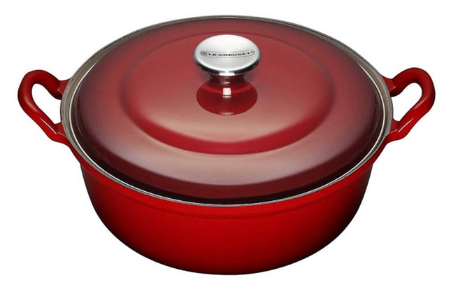 Le Creuset Faitout braadpan - 4,9 liter - ø 28 cm - Rood