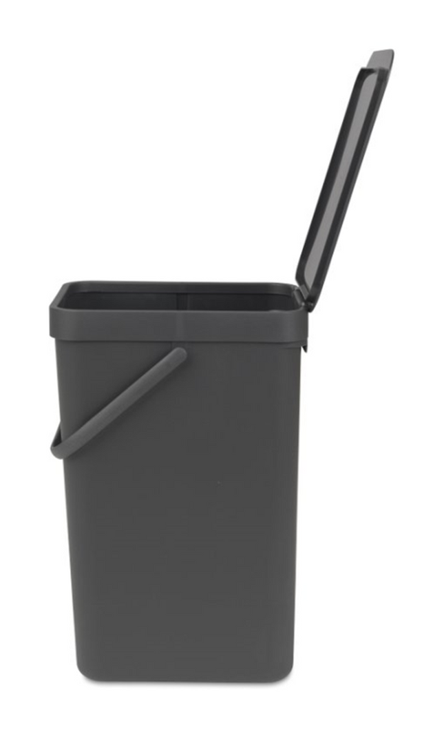 Brabantia Sort & Go Prullenbak - 16 liter - Grijs