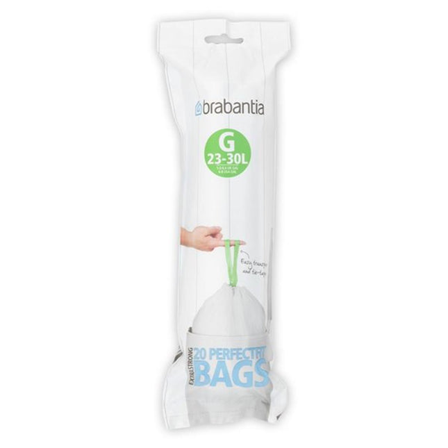 Brabantia Perfect Fit Afvalzakken - 23/30 l - Code G - 20 stuks