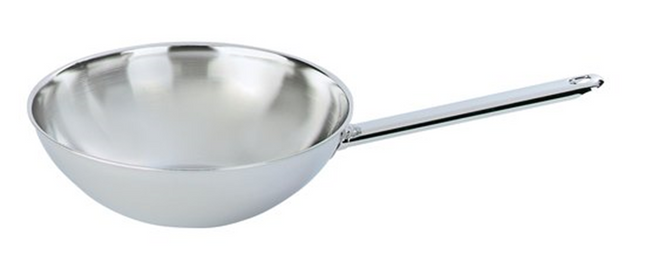 Demeyere wok met vlakke bodem - 26 cm