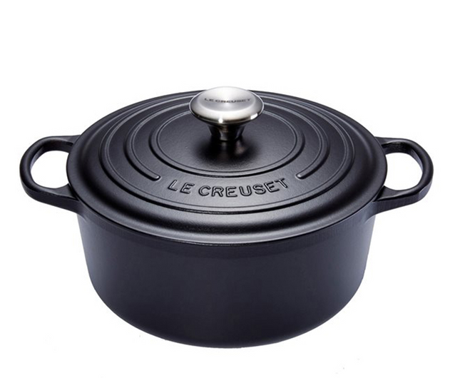 Le Creuset Signature Braad-/stoofpan Zwart - 28 cm