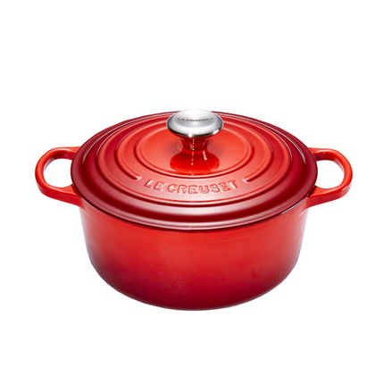 Le Creuset Signature Braad-/stoofpan - Ø 28 cm - kersen Rood