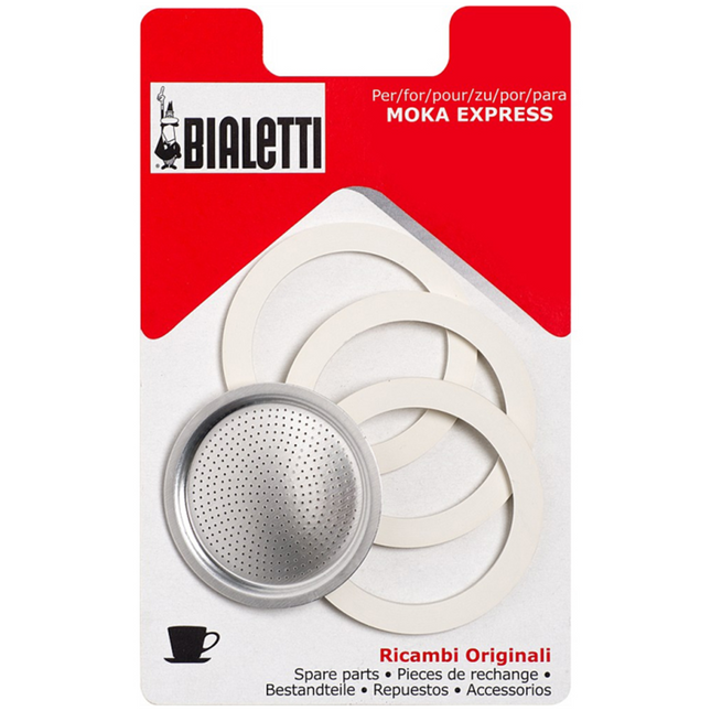 Bialetti Vervangingsring Blister 3 voor 2 Kops Moks Express