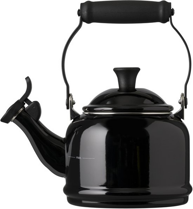 Le Creuset Demi Fluitketel Zwart - 1,1 L