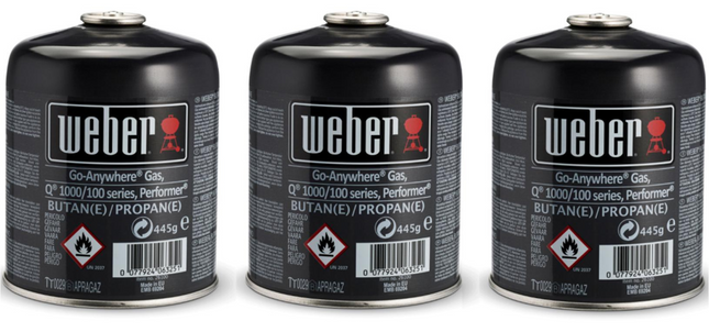 Weber gasbusjes - driepak