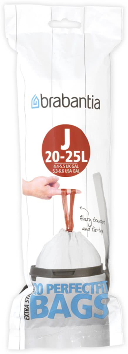 Brabantia Perfect Fit Afvalzakken - 20/25 l - Code J - 20 stuks