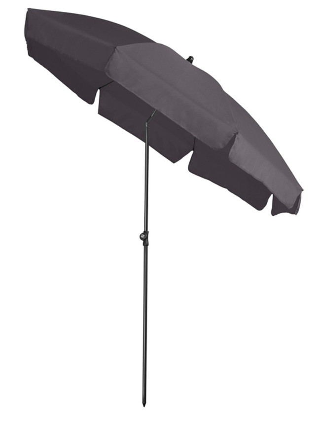 Platinum Aruba parasol met volant Ø2 m - antraciet