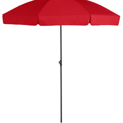 Platinum Aruba parasol met volant  Ø2 m - rood