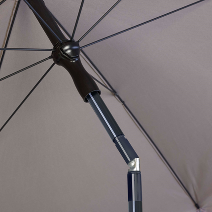 Platinum Aruba parasol met volant 2x1,3 m - antraciet