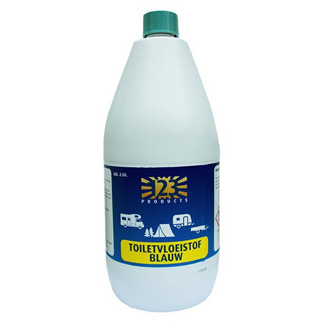 123-products toiletvloeistof blauw - 2 liter