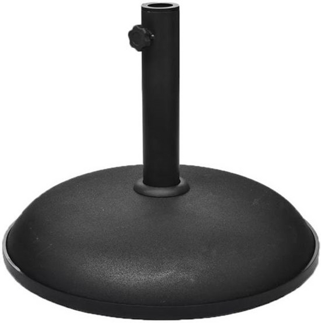 Lesli Living Parasolvoet rond beton - 30kg - zwart