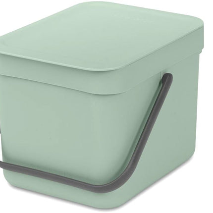 Brabantia Sort & Go Afvalemmer 6 L - Jade Green