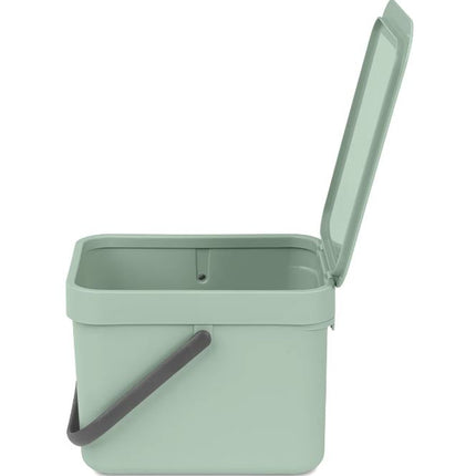 Brabantia Sort & Go Afvalemmer 6 L - Jade Green