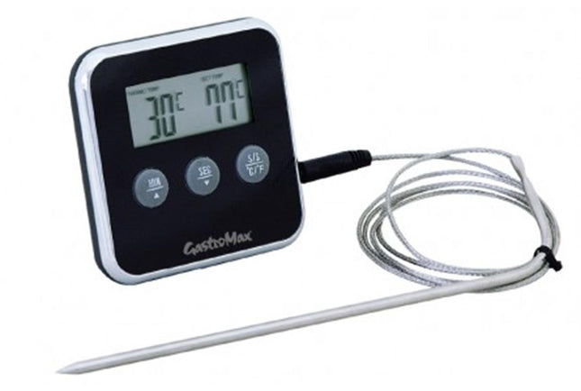 Gastromax digitale vleesthermometer met timer