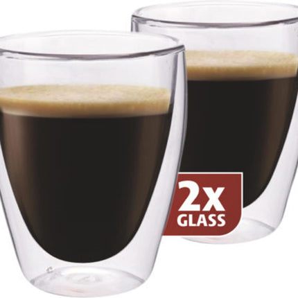 Maxxo Thermo glas set/2 Coffee - 235 ml