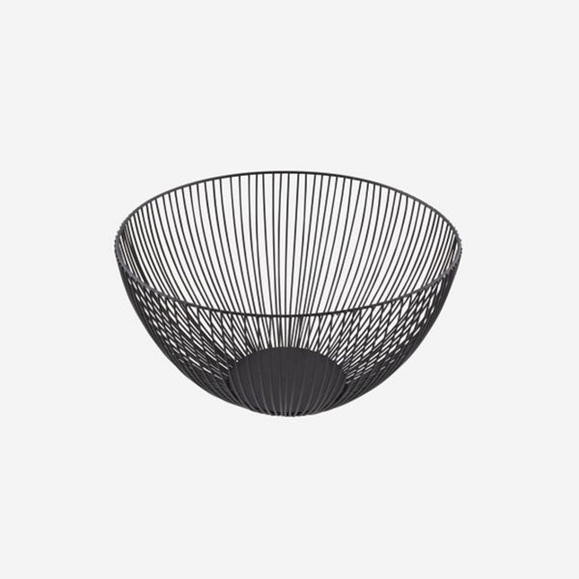 Point-Virgule Wire Mand Zwart - 25 CM