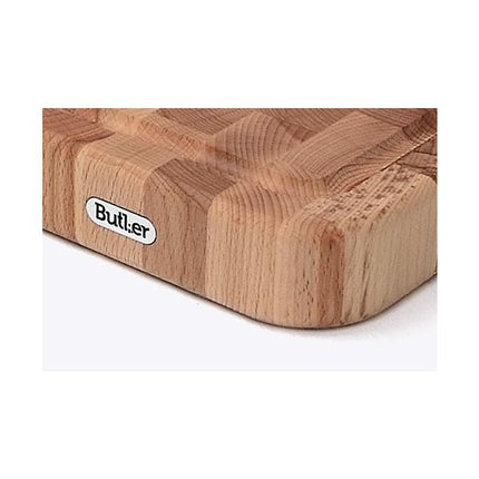 Butler Snijplank beuk kops met ril - 40x30x4 cm