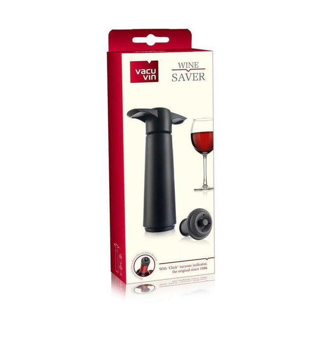 Vacuvin Wine Saver Gift Pack - Black