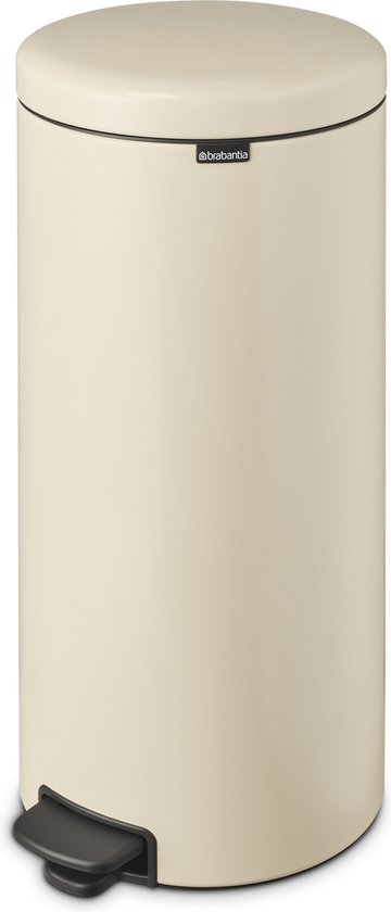 Brabantia Newlcon Pedaalemmer 30 Liter - Soft Beige