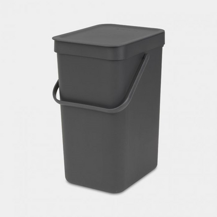 Brabantia Sort & Go afvalemmer 12 liter - grijs