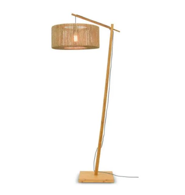 Vloerlamp Iguazu bamboe/jute naturel h.176cm/kap 50x22cm naturel S