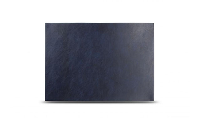 BonBistro Lederlook Placemat 43x30 cm - blauw