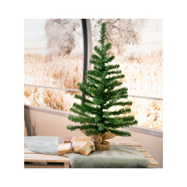 Kerstboom Imperial voor binnen - hoog 75cm x dia 41cm - groen