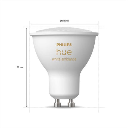 Philips HueWA 4.3W GU10 2P EUR