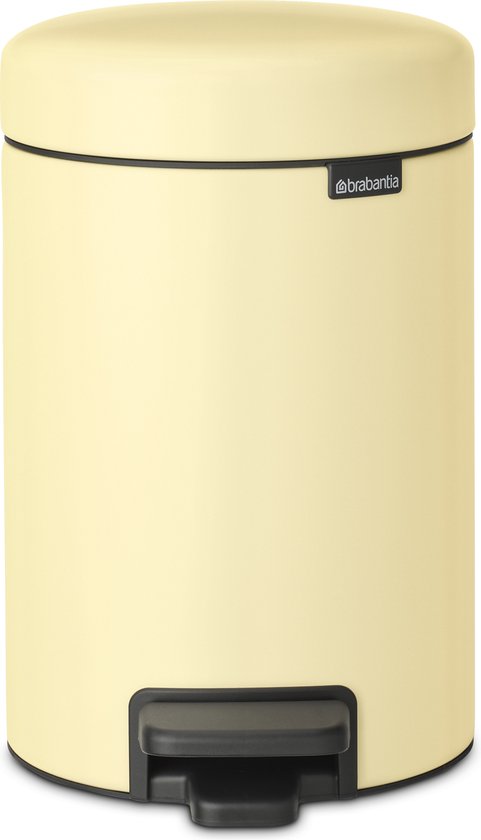 Brabantia Newlcon Pedaalemmer 3 L - Mellow Yellow