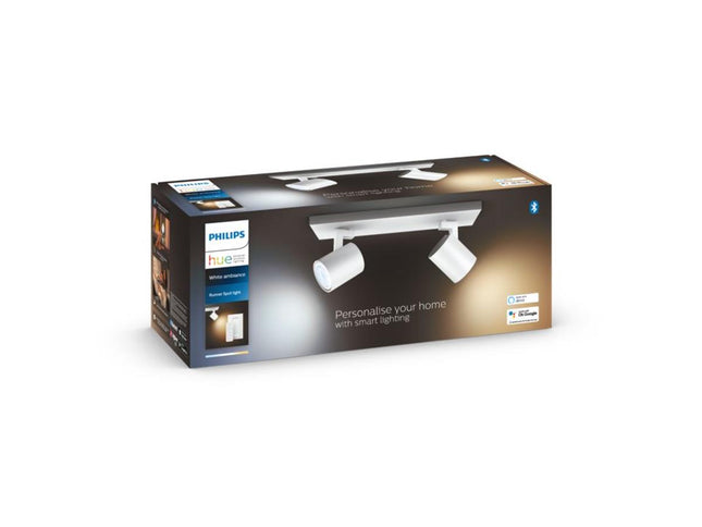 Runner Hue bar/tube white 2x5W 230V