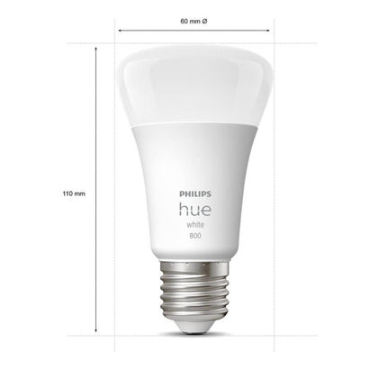 Philips HueW 9W A60 E27 EU 3P