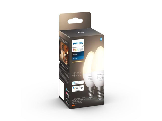 Philips HueW 5.5W B39 E14 EU 2P