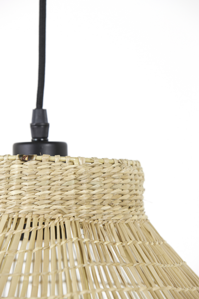 Light&Living Hanglamp Latika - Ø45x30 cm - zeegras naturel