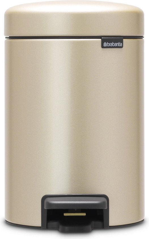 Brabantia Pedaalemmer Newlcon 3 L - mettalic Gold