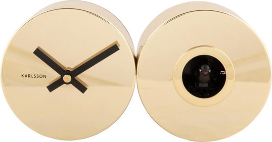 Karlsson Wall clock Duo Cuckoo - gold plated