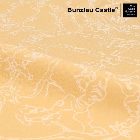 Bunzlau Castle Tea Towel VGM Almond Blossom Yellow