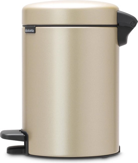 Brabantia Pedaalemmer Newlcon 3 L - mettalic Gold