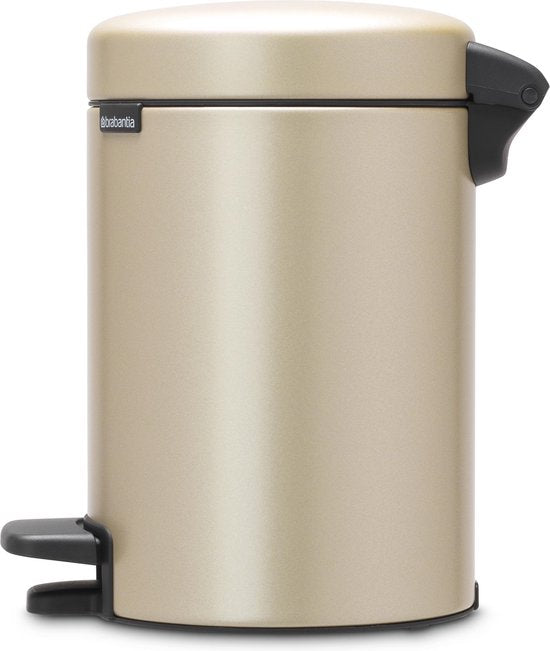 Brabantia Pedaalemmer Newlcon 3 L - mettalic Gold