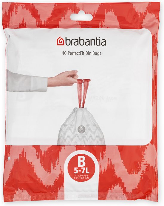 Brabantia PerfectFit Afvalzak code B - 5 L