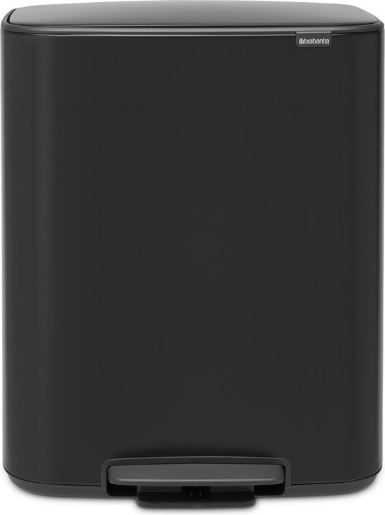 Brabantia Bo Pedaalemmer 2x30 L - Matt Black