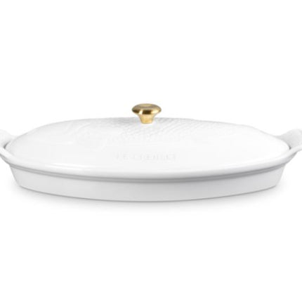 Le Creuset Ovenschaal Vis 34 cm - Wit