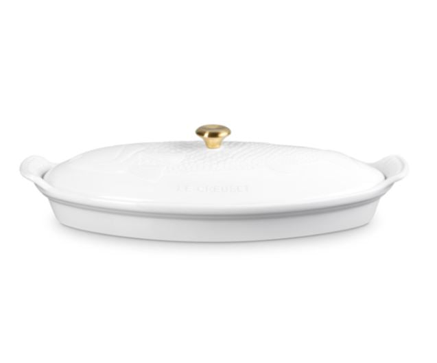 Le Creuset Ovenschaal Vis 34 cm - Wit