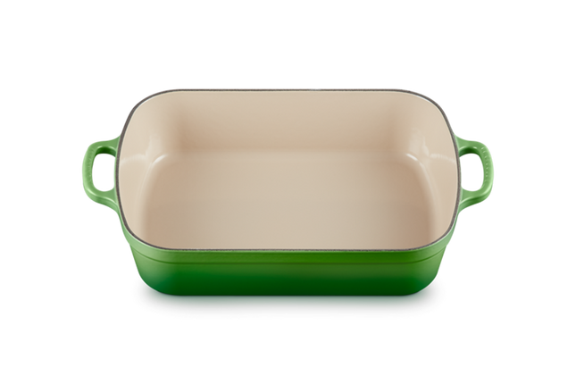 Le Creuset gietijzeren rechthoekige braadslede - 33cm - Bamboo