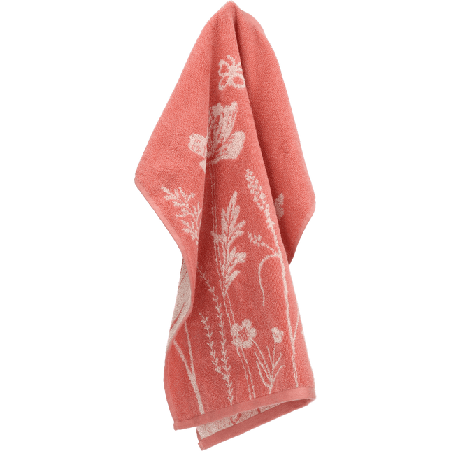 Bunzlau Castle Kitchen Towel Wild Flowers Pink